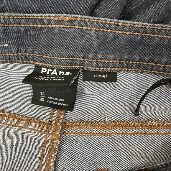 Prana Men's Deep Indigo Straight Jeans 32x30 - Picture 4 of 6